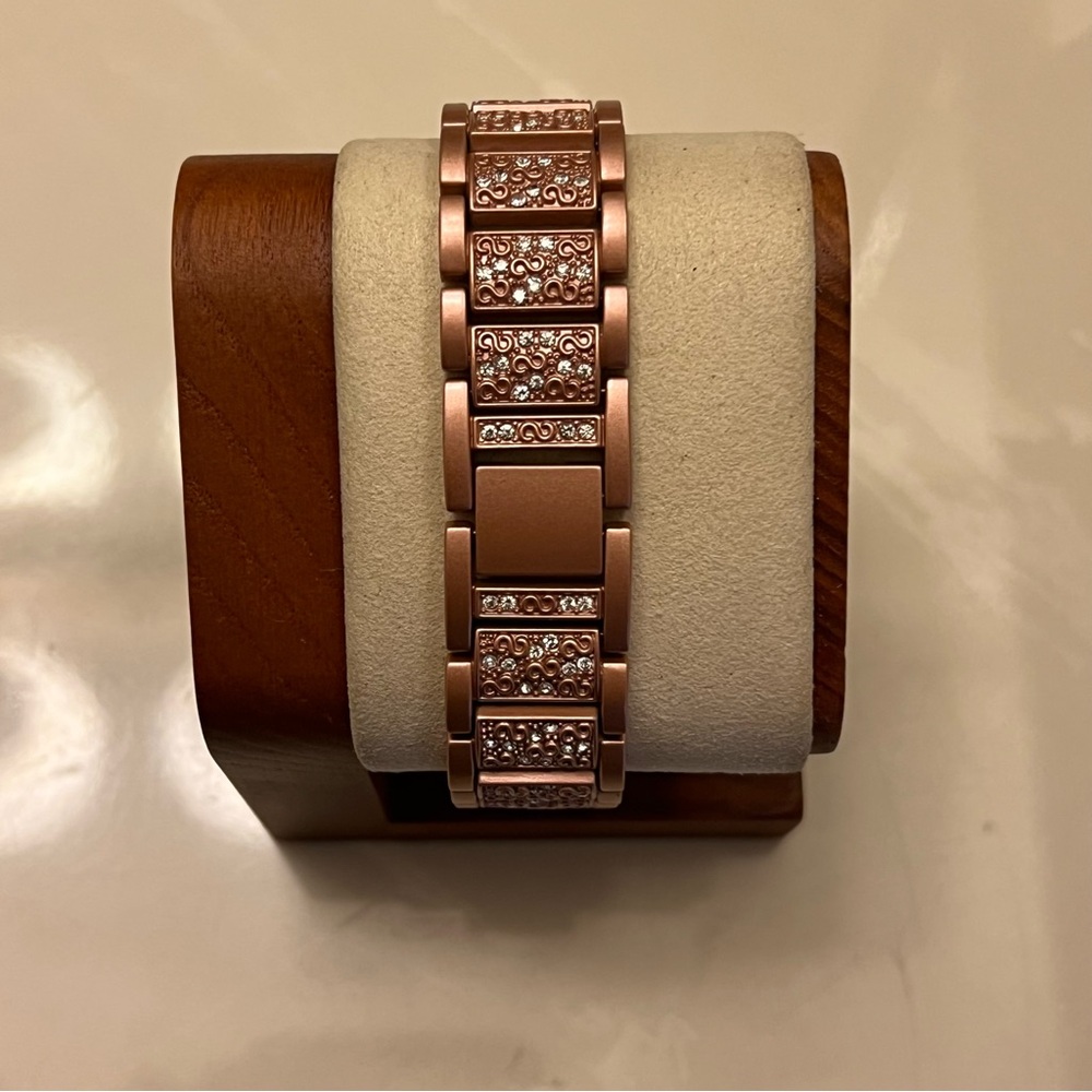 Apple Watch‎ Band (Rose gold, diamonds)